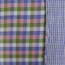 Cotton Double Gauze - Reversible Spring Check