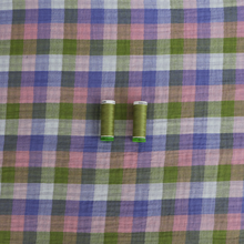 Cotton Double Gauze - Reversible Spring Check