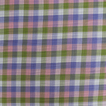 Cotton Double Gauze - Reversible Spring Check