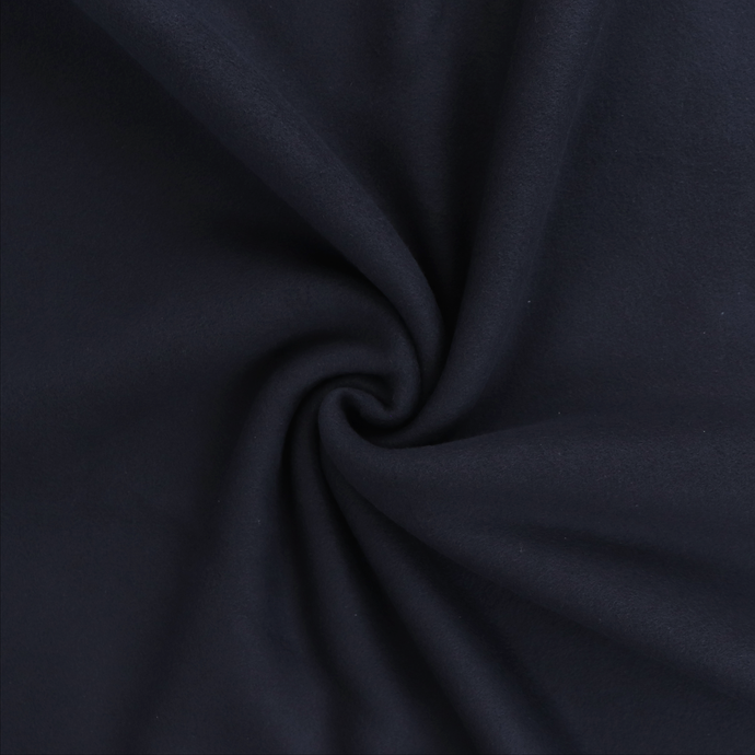 Cotton Fleece  - Navy Blue