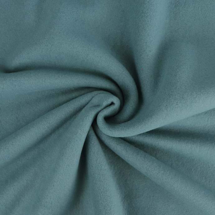 Cotton Fleece  - Dusky Blue