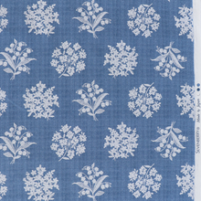 Cotton Poplin - Sevenberry Blue Gardens