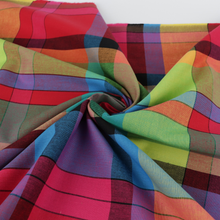 Yarn Dyed Cotton - Rainbow Check