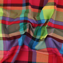 Yarn Dyed Cotton - Rainbow Check