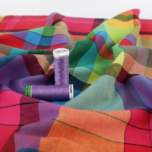 Yarn Dyed Cotton - Rainbow Check