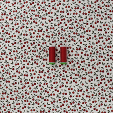 Cotton Ribbed Jersey - Cherries