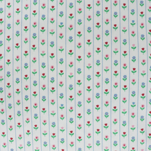 Cotton Ribbed Jersey - Floral Stripe