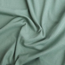 Ribbed Cotton Jersey - Old Green