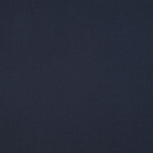 Cotton Narrow Ribbed Jersey - Navy Blue