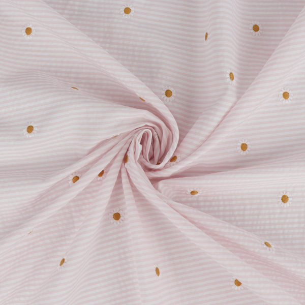 embroidered fabric for dresses uk Cotton Floral Embroidery Fabric Lace Broderie Anglaise Dress Craft Mat – I  Need Fabrics main image 0