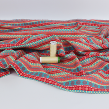 Cotton Seersucker - Geometric Stripe