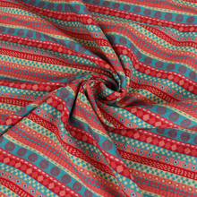 Cotton Seersucker - Geometric Stripe