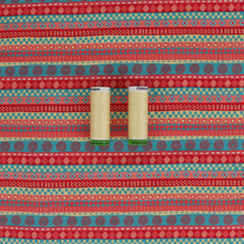 Cotton Seersucker - Geometric Stripe