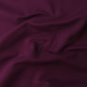 Cotton Sweatshirt Brushed Jersey - Plum - END OF BOLT 90cm