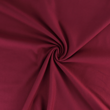 Cotton Sweatshirt Brushed Jersey - Berry Red