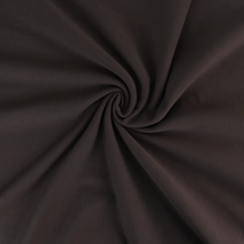 Cotton Sweatshirt Brushed Jersey - Espresso Brown