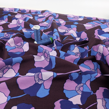 Cotton Viscose Lawn - Purple Poppy