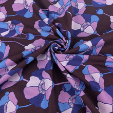 Cotton Viscose Lawn - Purple Poppy