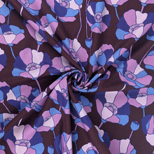 Cotton Viscose Lawn - Purple Poppy