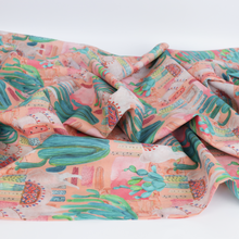 Cotton Voile - Llama Trail