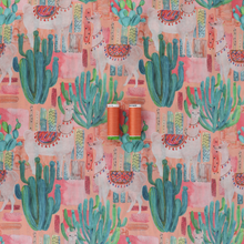 Cotton Voile - Llama Trail