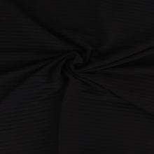 Cotton Wide Ribbed Jersey - Black