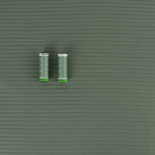 Cotton Wide Ribbed Jersey - Green