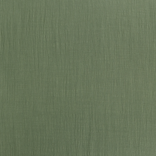 Washed Crinkled Cotton - Olive Green