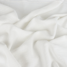 Washed Crinkled Cotton - Warm White