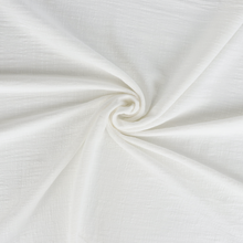 Washed Crinkled Cotton - Warm White