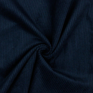 Jumbo Cotton Corduroy - Dark Blue - END OF BOLT 143cm