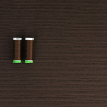 Deadstock Jersey - Chocolate Brown Sheer Stripe