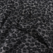 Deadstock Stretch Cotton - Grey Leopard