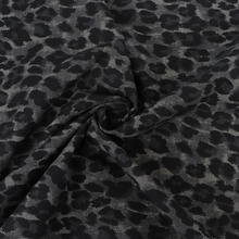 Deadstock Stretch Cotton - Grey Leopard