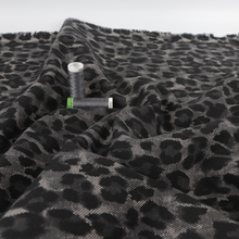 Deadstock Stretch Cotton - Grey Leopard