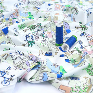 Deadstock Cotton Jersey - Santorini