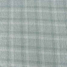 Deadstock Cotton Seersucker - Green Check