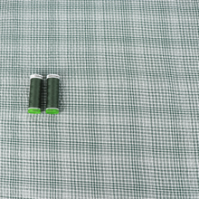 Deadstock Cotton Seersucker - Green Check