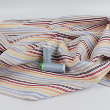 Deadstock Cotton Seersucker - Sunrise Stripe