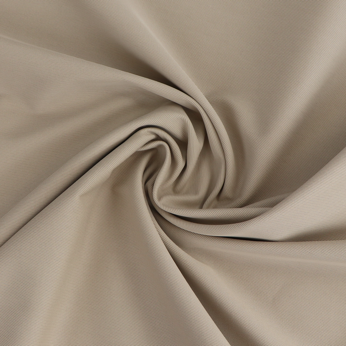 Deadstock Trench Coating - Cotton Cupro Twill - Light Beige