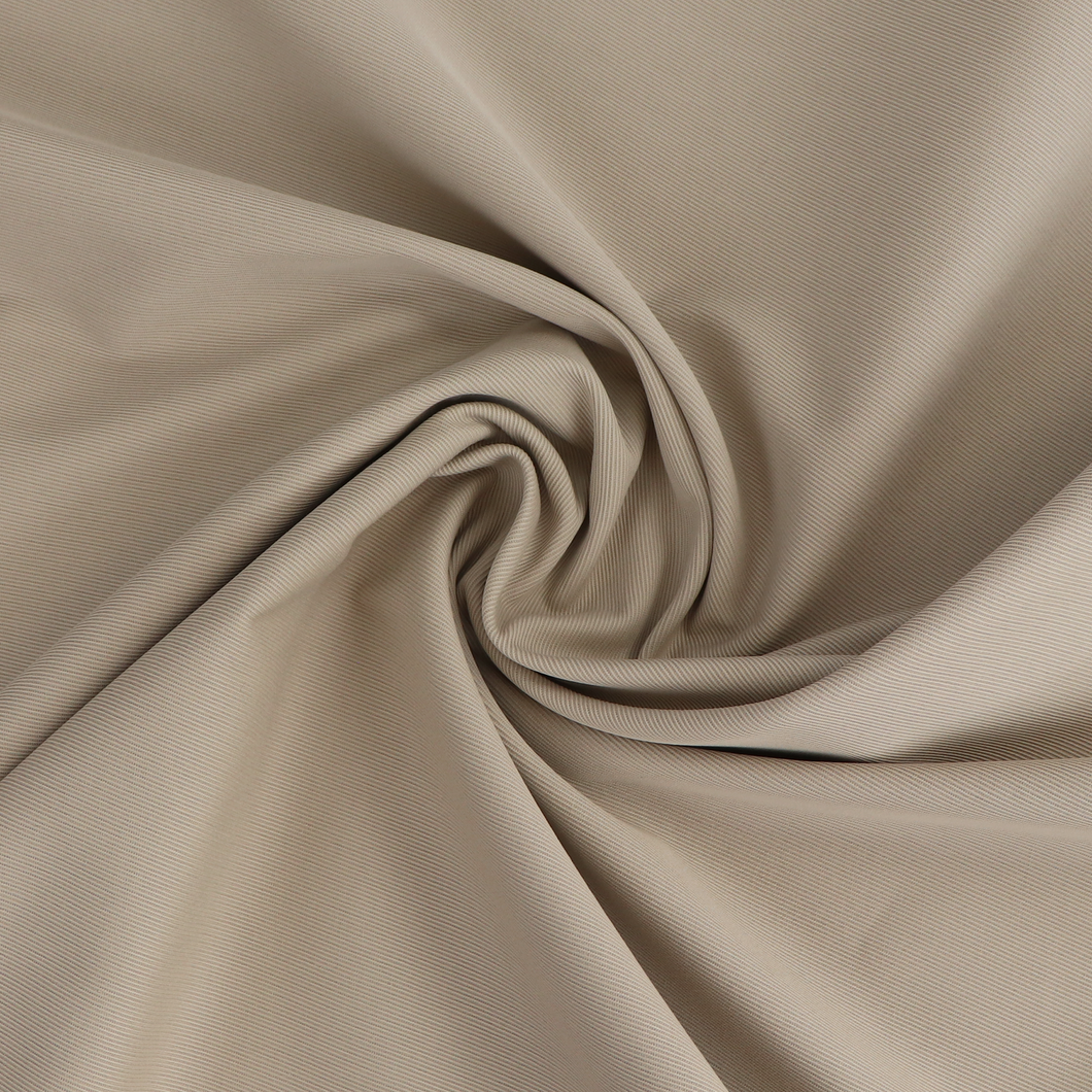 Deadstock Trench Coating - Cotton Cupro Twill - Light Beige
