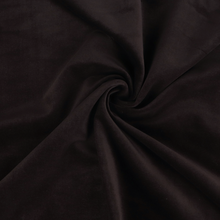 Deadstock Cotton Velvet - Dark Chocolate Brown