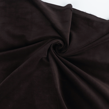 Deadstock Cotton Velvet - Dark Chocolate Brown