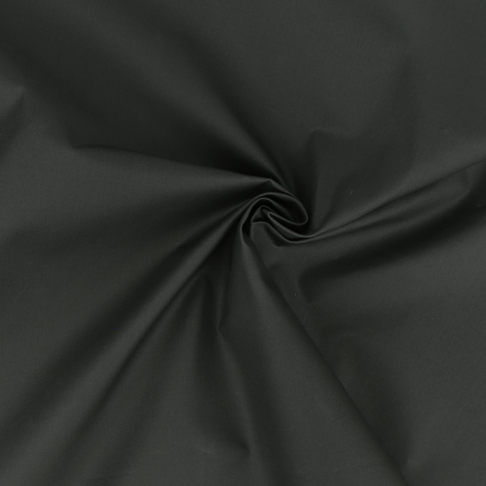 Deadstock Waxed Cotton - Dark Khaki Grey