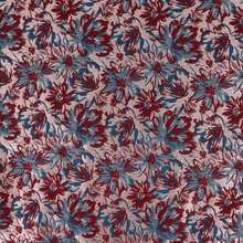 Jacquard - Metallic Rose Gold Flowers