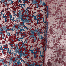 Jacquard - Metallic Rose Gold Flowers