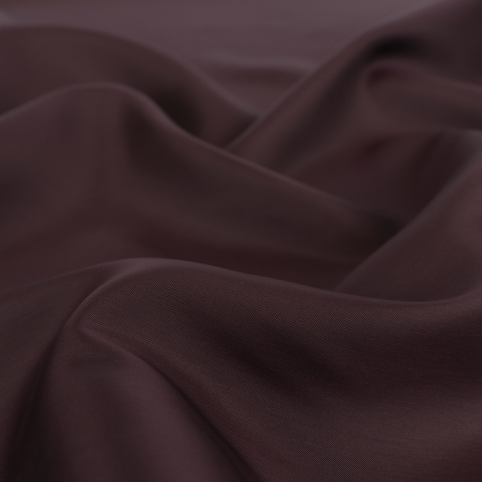 Deadstock Viscose Blend Lining - Dark Plum