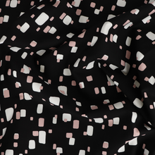 Deadstock Viscose Blend Ponte Di Roma - Geometric Blocks