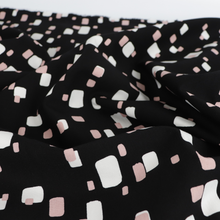 Deadstock Viscose Blend Ponte Di Roma - Geometric Blocks