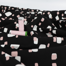 Deadstock Viscose Blend Ponte Di Roma - Geometric Blocks